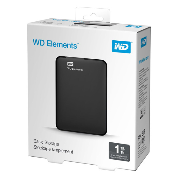 Western Digital Elements Portable 1TB