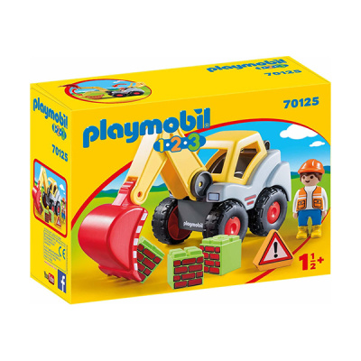 Playmobil 123: Φορτωτής Εκσκαφέας (εως 36 δόσεις)