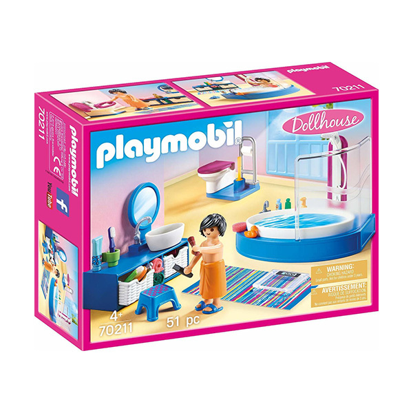 Playmobil Dollhouse: Πολυτελές Λουτρό με Μπανιέρα (εως 36 δόσεις)