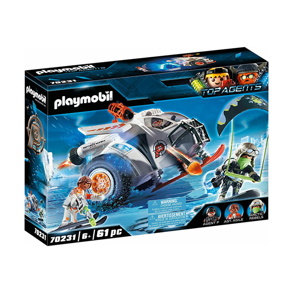 Playmobil Top Agents: Spy Team Snow Glider (εως 36 δόσεις)