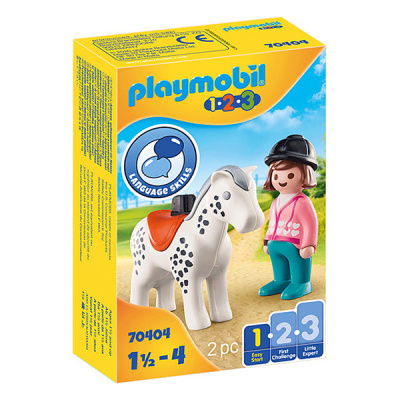 Playmobil 123: Rider with Horse (εως 36 δόσεις)