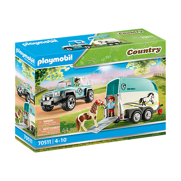 Playmobil Country: Car with Pony Trailer (εως 36 δόσεις)