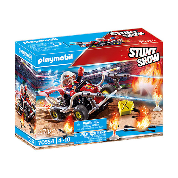 Playmobil Stunt Show: Καρτ με Πυροσβεστικό Όχημα (εως 36 δόσεις)
