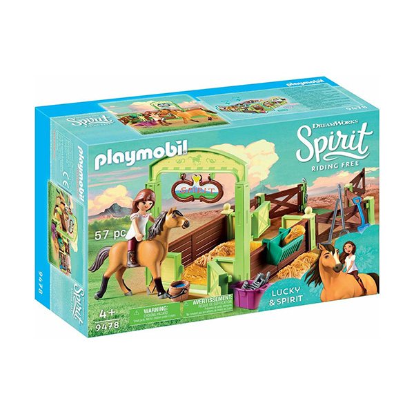 Playmobil Spirit Riding Free: Horse Box Lucky & Spirit (εως 36 δόσεις)