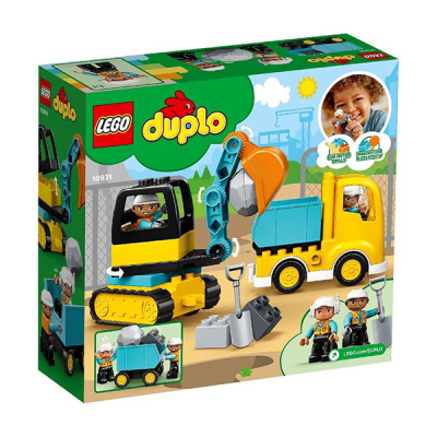 Lego Duplo: Truck & Tracked Excavator (εως 36 Δόσεις)