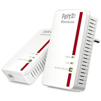 AVM Fritz!Powerline 1240E Powerline Διπλού Kit για Ασύρματη Σύνδεση Wi‑Fi 4 και Θύρα Ethernet (εως 36 Δόσεις)