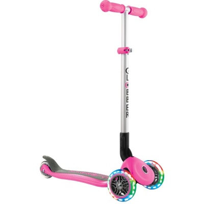 GLOBBER Primo Lights with light rollers, scooters(pink) (εως 36 Δόσεις)