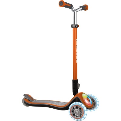 GLOBBER Elite Prime with illuminated rollers and flashlight, scooter(copper / black) (εως 36 Δόσεις)