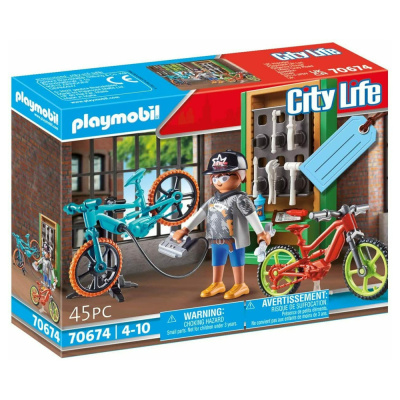 Playmobil City Life Συνεργείο Ποδηλάτων για 4-10 ετών (εως 36 δόσεις)