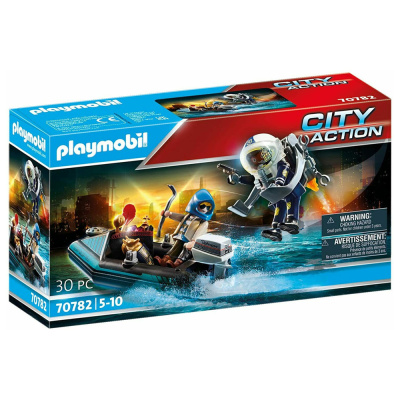 Playmobil City Action Jet Pack with Boat για 5-10 ετών (εως 36 δόσεις)
