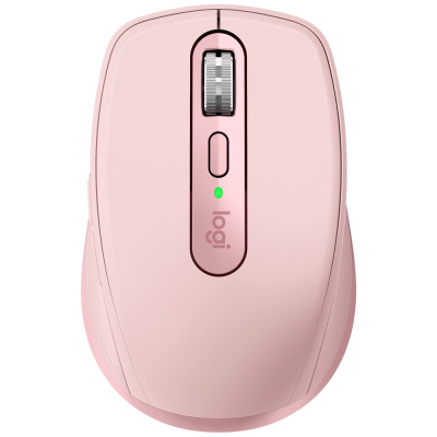 Logitech MX Anywhere 3 Ασύρματο Bluetooth Ποντίκι Ροζ (εως 36 Δόσεις