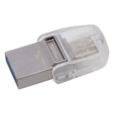 Kingston DataTraveler microDuo 3C 128GB USB 3.1 (εως 36 Δόσεις)