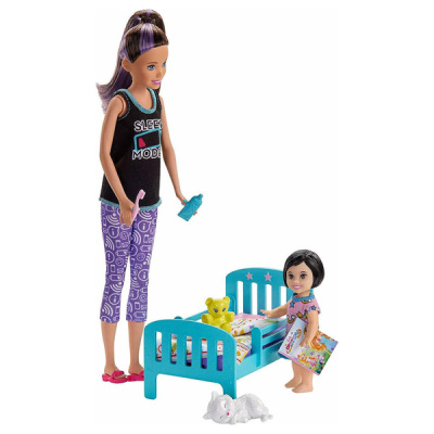 Barbie Skipper Babysitters – Ώρα Για Ύπνο, Σετ με Κούκλα (εως 36 Δόσεις)