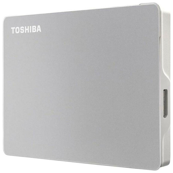 Toshiba Canvio Flex USB 3.2 Εξωτερικός HDD 4TB 2.5″ Ασημί (εως 36 Δόσεις)