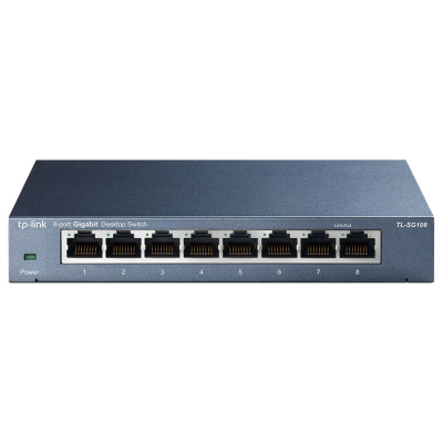 TP-LINK TL-SG108 v3 Unmanaged L2 Switch με 8 Θύρες Gigabit (1Gbps) Ethernet (εως 36 Δόσεις)