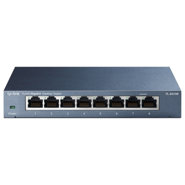 TP-LINK TL-SG108 v3 Unmanaged L2 Switch με 8 Θύρες Gigabit (1Gbps) Ethernet (εως 36 Δόσεις)