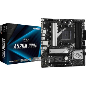 ASRock A520M Pro4 Motherboard Micro ATX με AMD AM4 Socket