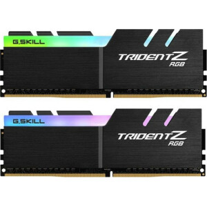 G.Skill Trident Z RGB DDR4 32GB RAM με 2x16GB Modules και Ταχύτητα 3200 για Desktop Κωδικός F4-3200C16D-32GTZR