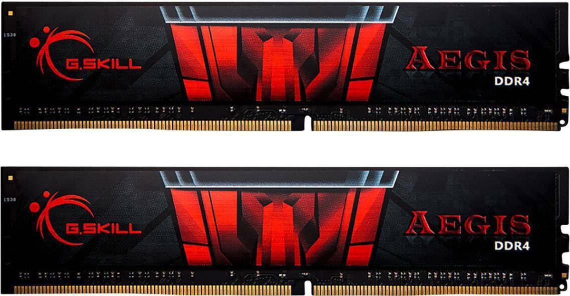 G.Skill Aegis DDR4 32GB RAM με 2x16GB Modules και Ταχύτητα 3000 για Desktop Κωδικός F4-3000C16D-32GISB