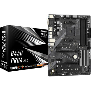 ASRock B450 Pro4 R2.0 Motherboard ATX με AMD AM4 Socket