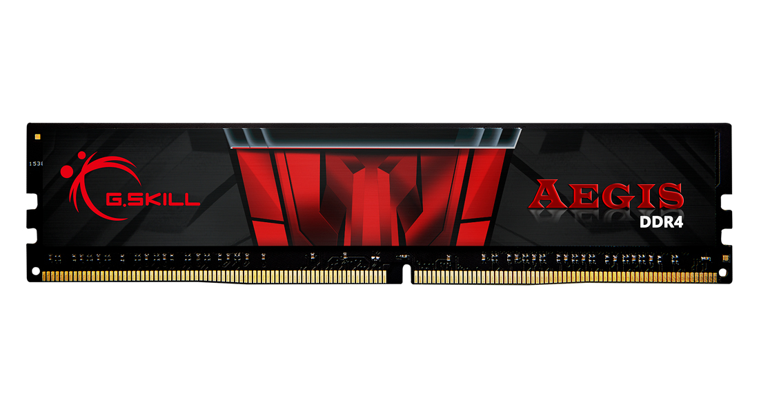 G.Skill Aegis DDR4 με Module 1x16GB και Ταχύτητα 3200 για Desktop Κωδικός F4-3200C16S-16GIS