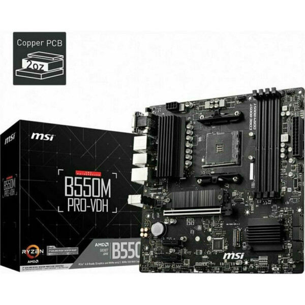 MSI B550M Pro-VDH Motherboard Micro ATX με AMD AM4 Socket