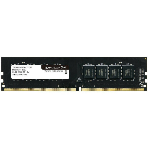 TeamGroup Elite DDR4 με Module 1x8GB και Ταχύτητα 3200 για Desktop Κωδικός TED48G3200C2201