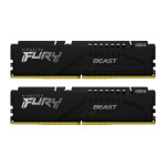 Kingston Fury Beast DDR5 16GB RAM με 2x8GB Modules και Ταχύτητα 5200 για Desktop Κωδικός KF552C40BBK2-16