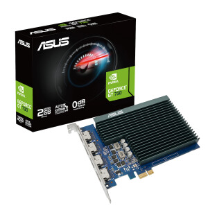 Asus GeForce GT 730 2GB GDDR5 Κάρτα Γραφικών Κωδικός 90YV0H20-M0NA00