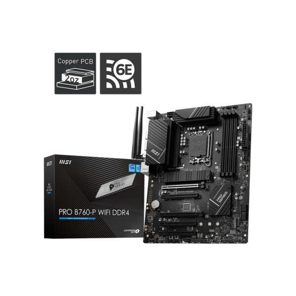 MSI Pro B760-P WIFI DDR4 Motherboard ATX με Intel 1700 Socket