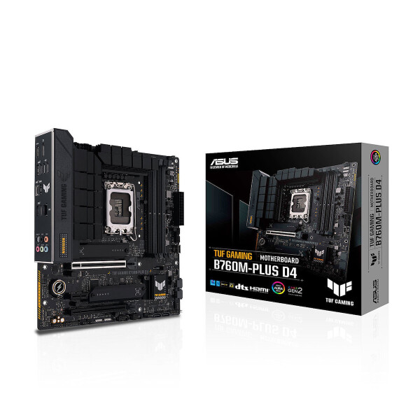 Asus TUF GAMING B760M-PLUS D4 Motherboard Micro ATX με Intel 1700 Socket