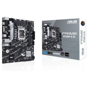 Asus PRIME B760M-K D4 Motherboard Micro ATX με Intel 1700 Socket