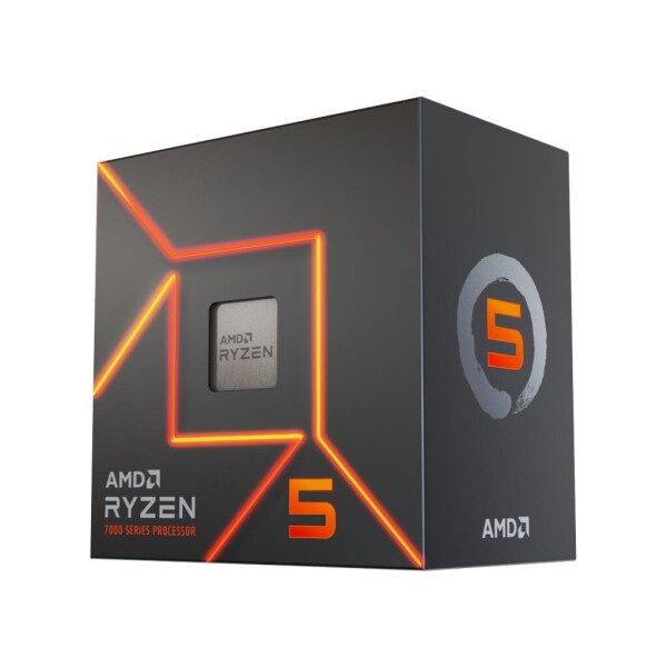 AMD Ryzen 5 7600 3.8GHz Επεξεργαστής 6 Πυρήνων για Socket AM5 σε Κουτί με Ψύκτρα