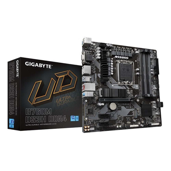 Gigabyte B760M DS3H DDR4 rev. 1.0 Motherboard Micro ATX με Intel 1700 Socket