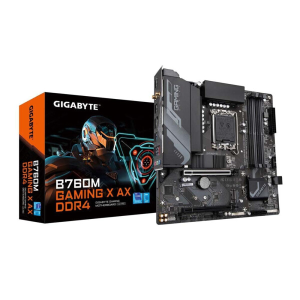 Gigabyte B760M Gaming X AX DDR4 rev. 1.0 Wi-Fi Motherboard Micro ATX με Intel 1700 Socket