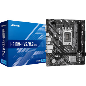 ASRock H610M-HVS/M.2 R2.0 Motherboard Micro ATX με Intel 1700 Socket