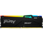 Kingston Fury Beast RGB DDR5 64GB RAM με 2x32GB Modules και Ταχύτητα 6000 για Desktop Κωδικός KF560C36BBEAK2-64