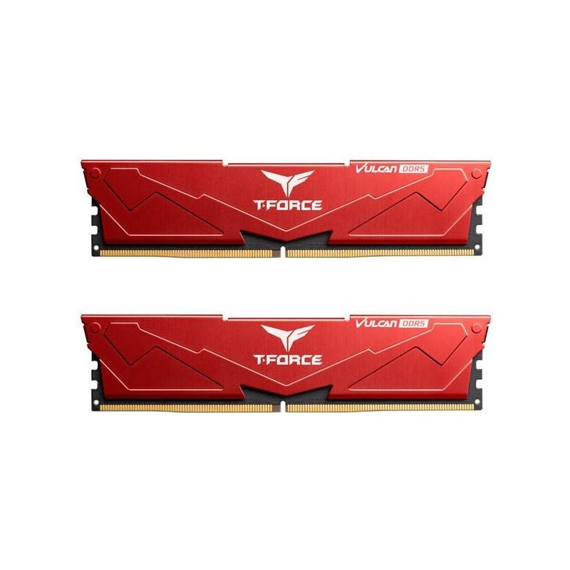 TeamGroup Vulcan XMP DDR5 32GB RAM με 2x16GB Modules και Ταχύτητα 6400 για Desktop Κωδικός FLRD532G6400HC40BDC01