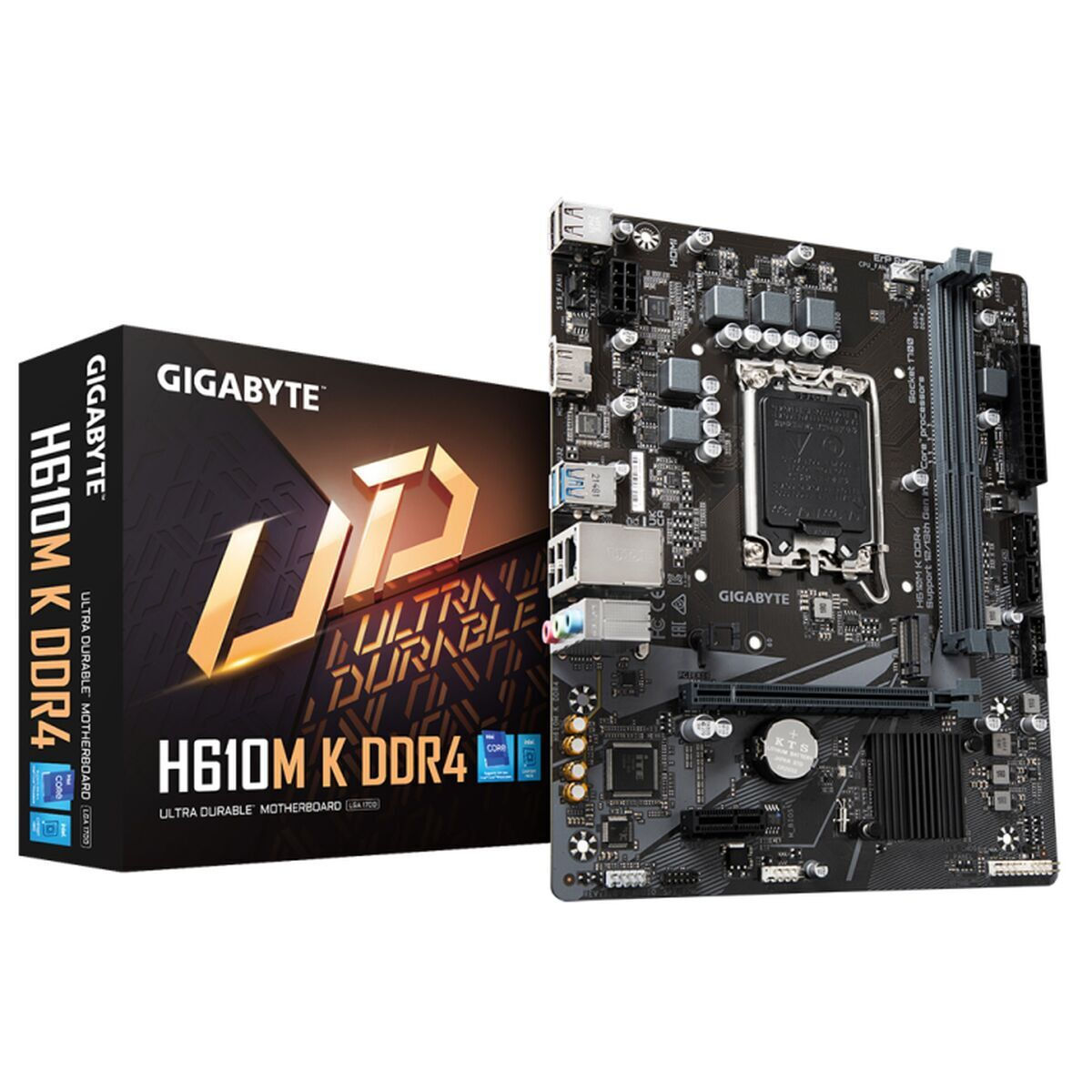 Gigabyte H610M K DDR4 rev. 1.0 Motherboard Micro ATX με Intel 1700 Socket