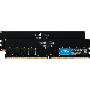 Crucial DDR5 64GB RAM με 2x32GB Modules και Ταχύτητα 5600 για Desktop Κωδικός CT2K32G56C46U5