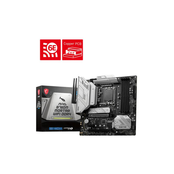 MSI MAG B760M Mortar WIFI II Motherboard Micro ATX με Intel 1700 Socket