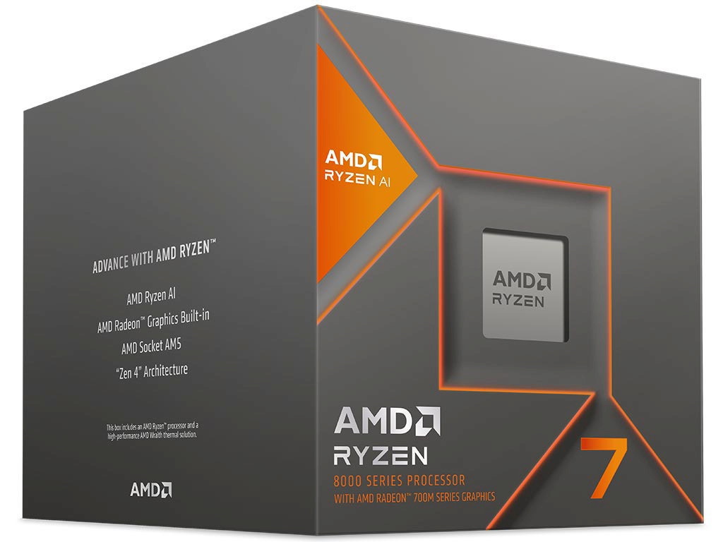 AMD Ryzen 7 8700G 4.2GHz Επεξεργαστής 8 Πυρήνων για Socket AM5 σε Κουτί με Ψύκτρα