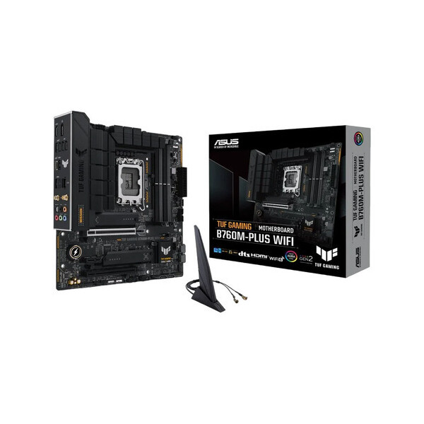 Asus TUF B760M-PLUS GAMING WIFI II Motherboard Micro ATX με Intel 1700 Socket