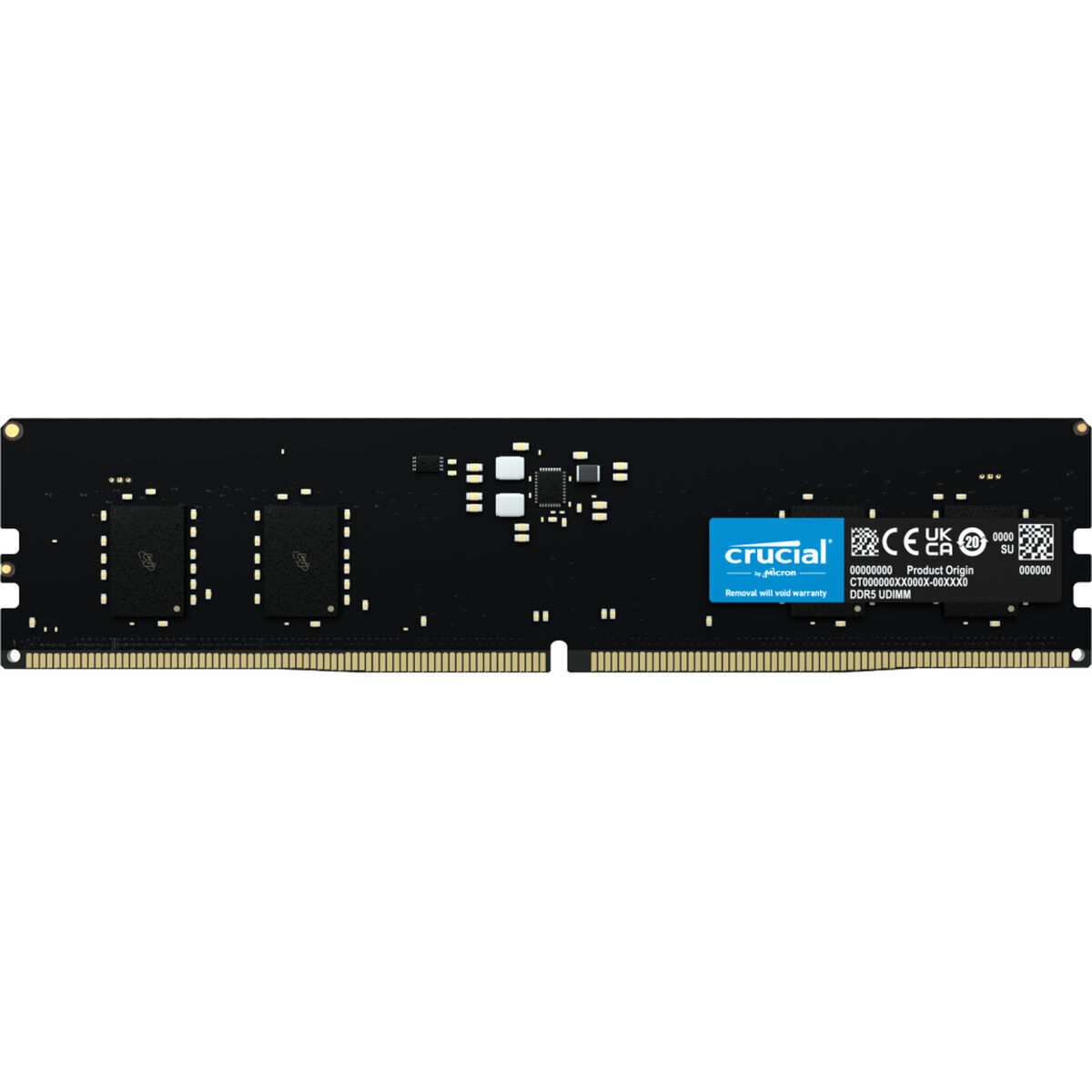 Crucial DDR5 με Module 1x8GB και Ταχύτητα 5600 για Desktop Κωδικός CT8G56C46U5