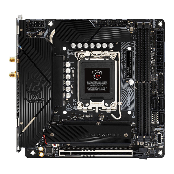 ASRock B760I Lightning WiFi Motherboard Micro ATX με Intel 1700 Socket