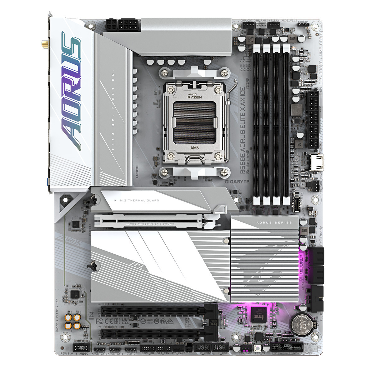 Gigabyte B650E AORUS ELITE X AX ICE Motherboard ATX με AMD AM5 Socket
