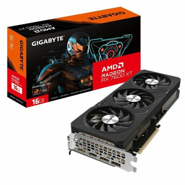 Gigabyte Radeon RX 7600 XT 16GB GDDR6 Κάρτα Γραφικών Κωδικός GV-R76XTGAMING OC-16GD
