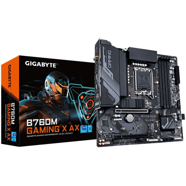 Gigabyte B760M Gaming X AX Wi-Fi Motherboard Micro ATX με Intel 1700 Socket