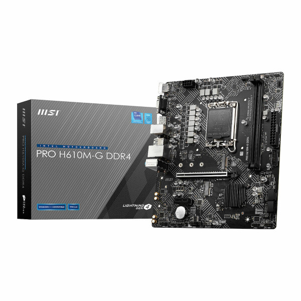 MSI Pro H610M-G DDR4 Motherboard Micro ATX με Intel 1700 Socket