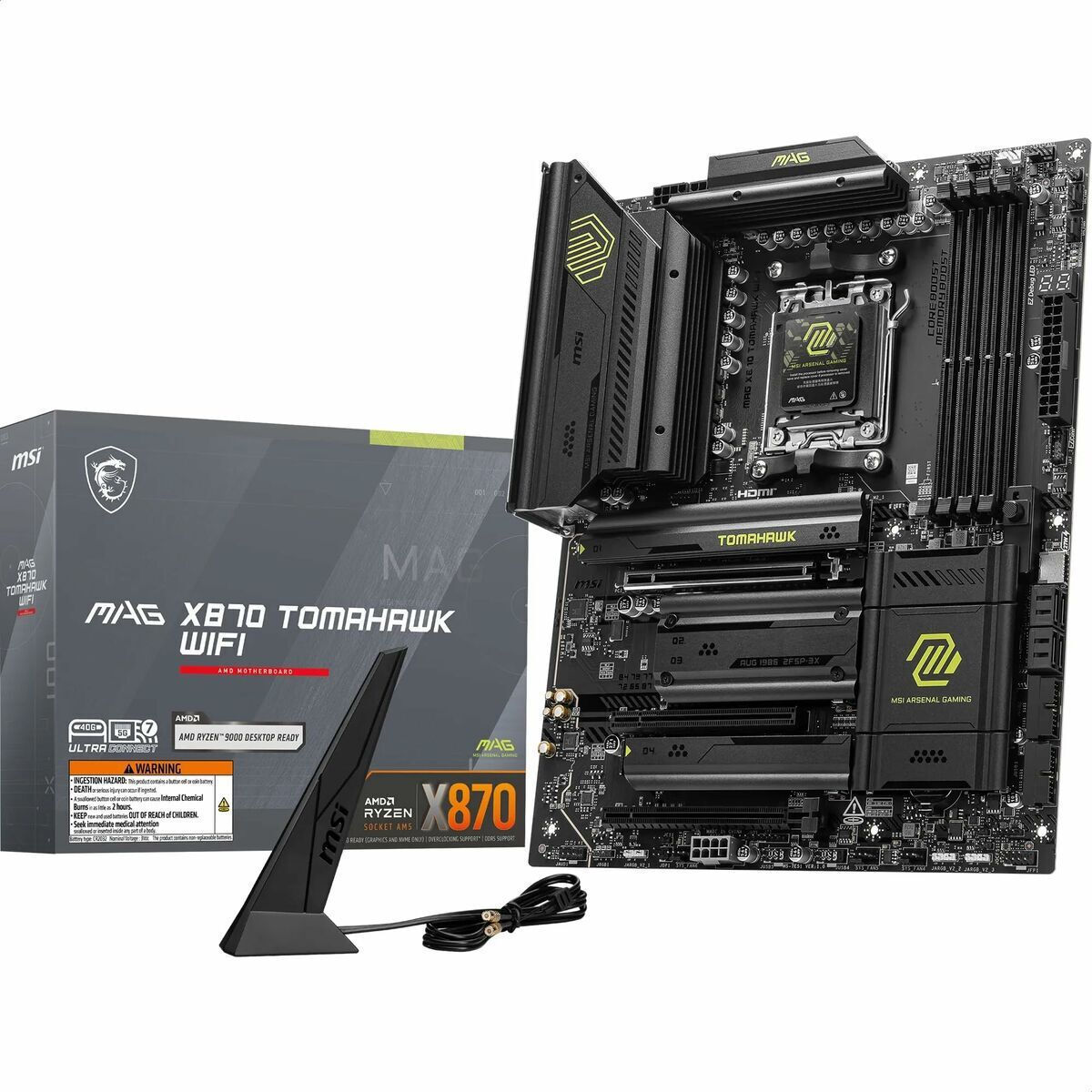 MSI MAG X870 TOMAHAWK WIFI Motherboard ATX με AMD AM5 Socket